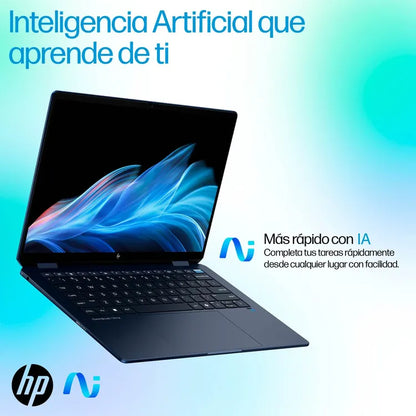 Computador Portátil 2 en 1 HP OmniBook Ultra Flip 14" Pulgadas Fh0000la - Intel Core Ultra 7 - RAM 32GB - Disco SSD 2TB - Azul