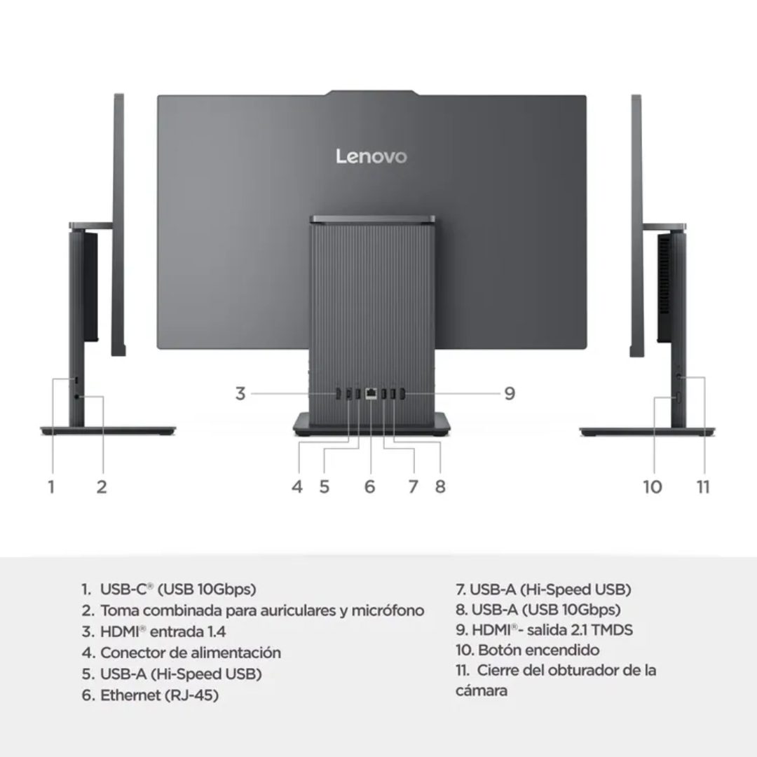 Lenovo All in One 24” Intel Core i5 • 8GB RAM • 512GB SSD • Full HD
