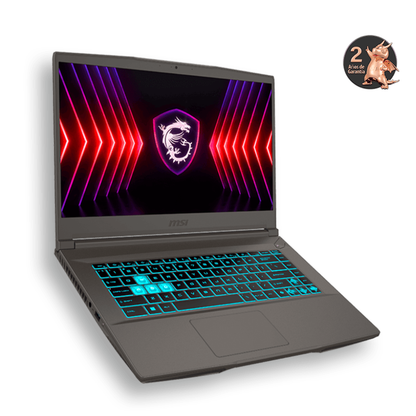 Portátil Msi Thin 15 B13uc-3253xco | CORE i7 13620H | 8gb De Ram | M.2 Nvme 512 GB De Almacenamiento | 4GB RTX-3050 | 15,6″ Pulgadas Fhd