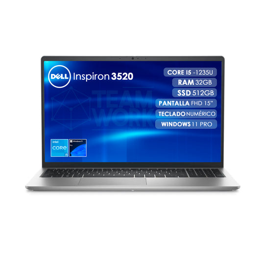 PORTATIL DELL INSPIRON 15 CORE I5 32/512GB
