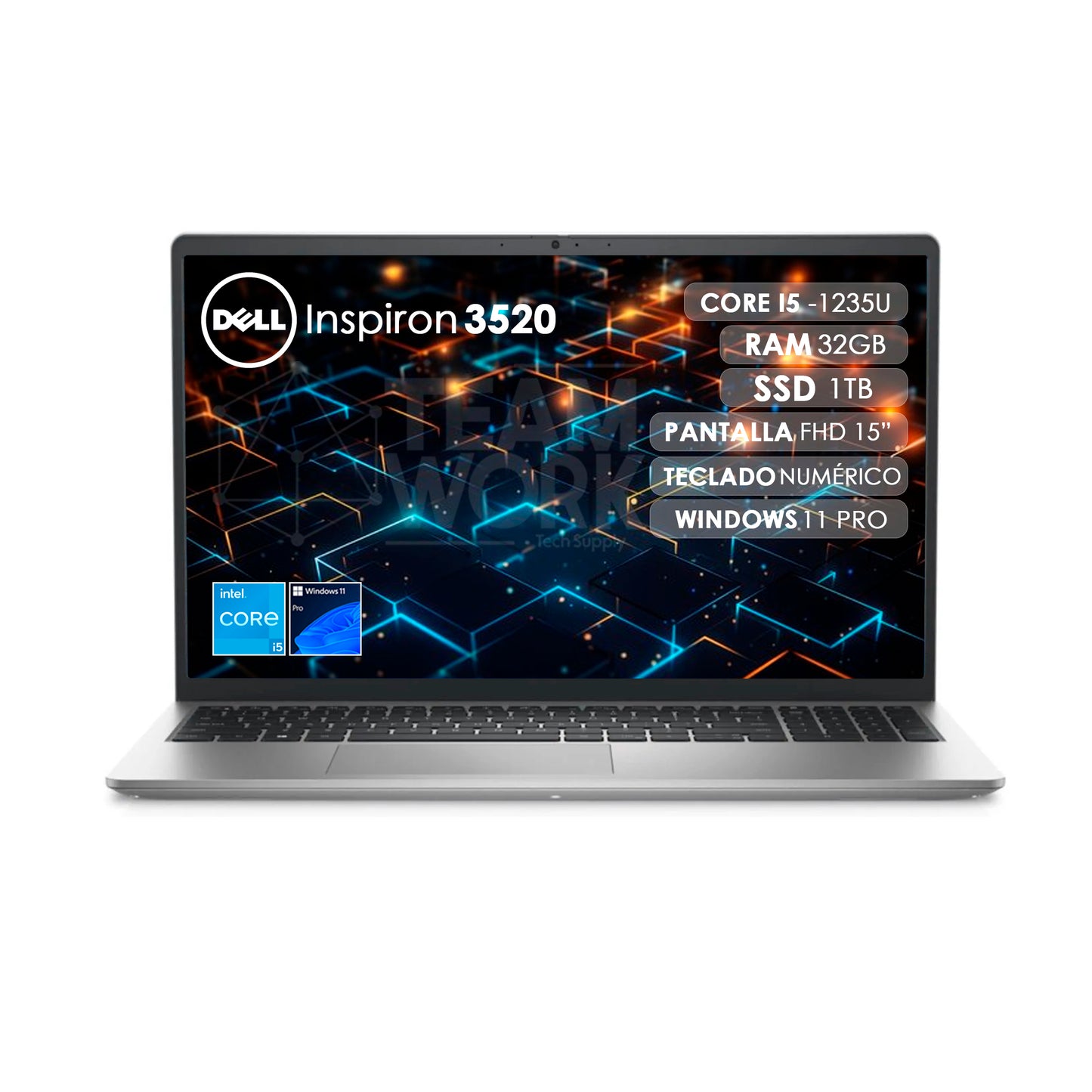 PORTATIL DELL INSPIRON 15 CORE I5 32/1TB