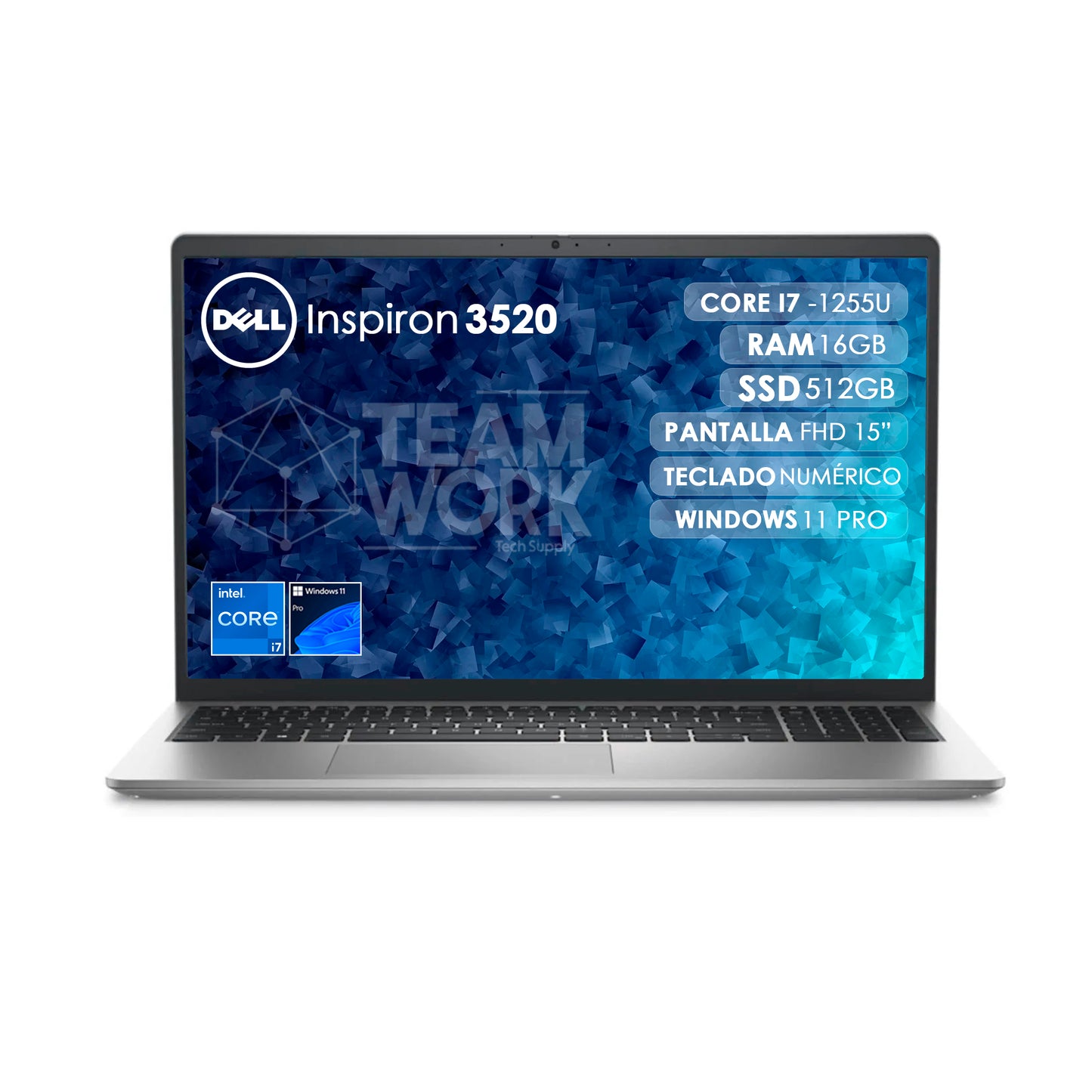PORTATIL DELL INSPIRON 15 CORE I7 16GB/512GB
