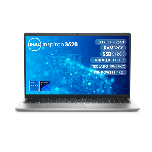 PORTATIL DELL INSPIRON 15 CORE I7 32GB/512GB