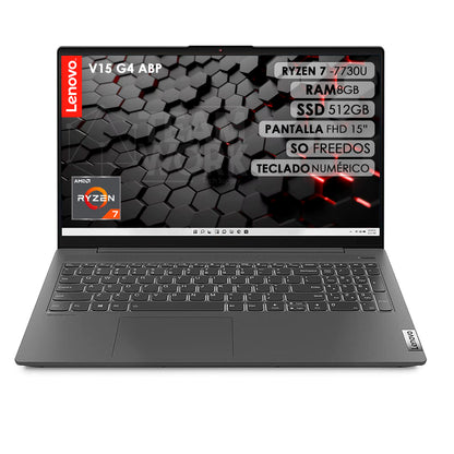 LENOVO V15 – Ryzen 7 • 8GB RAM • 512GB SSD • 15.6” FHD, FreeDOS