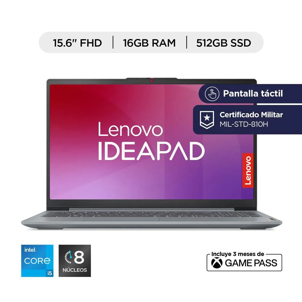 LENOVO IdeaPad Slim 3 – Core i5 • 16GB • 512GB SSD • 14" FHD Táctil