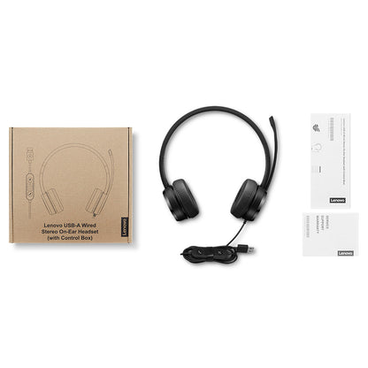 AURICULAR ESTEREO LENOVO USB + CONTROL