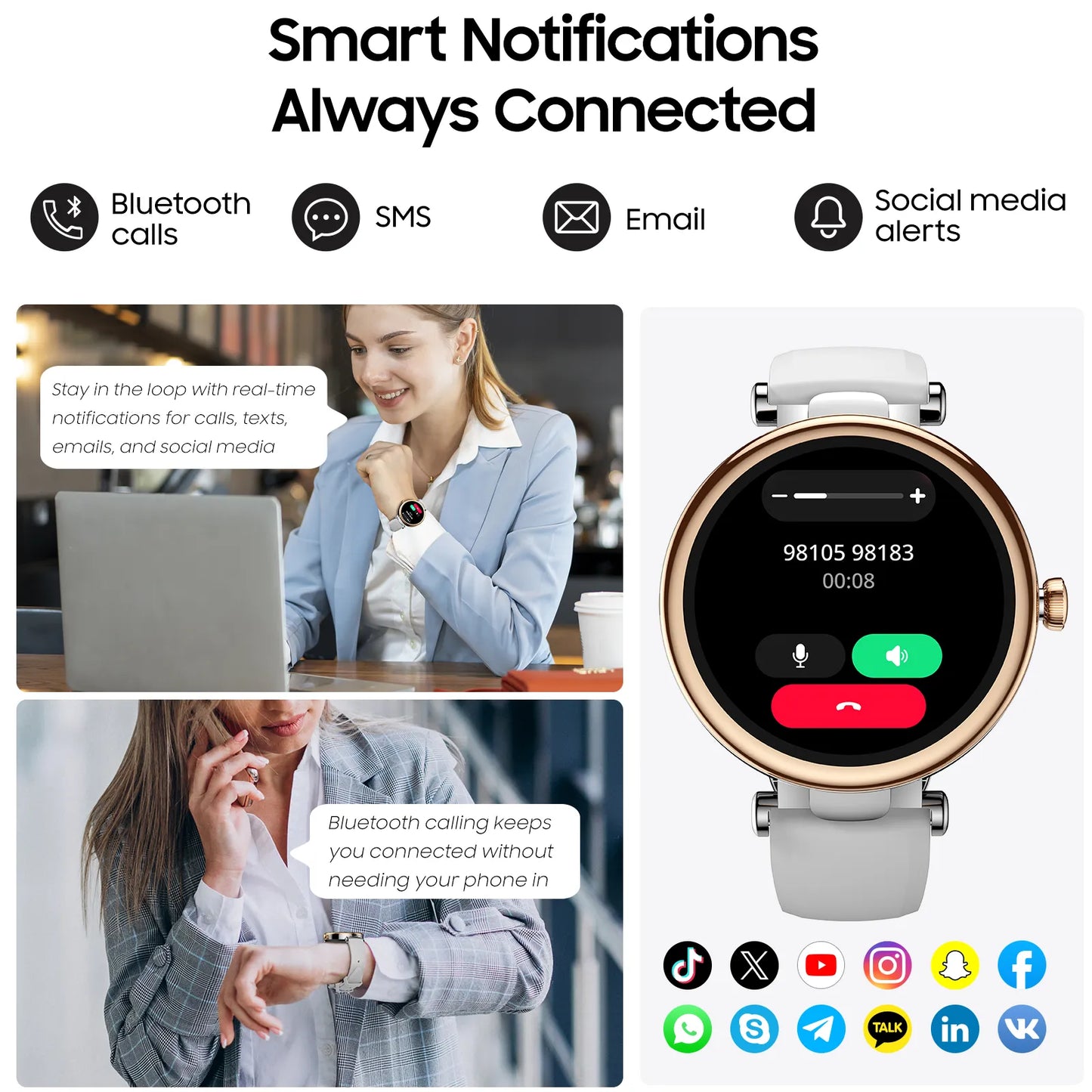 Reloj inteligente TOZO S8 Aura